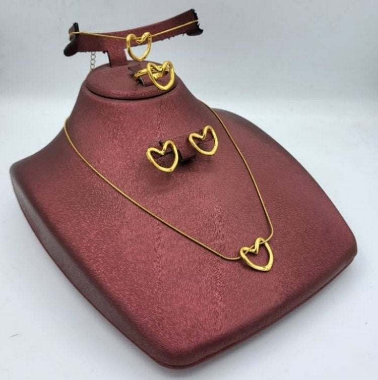 parure coeur tendance